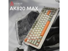 Ajazz AK820 MAX Flying Fish Switch RGB Wireless/Bluetooth/USB Beige (AK820MAX-FF-R) | Фото 2