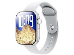 XO W10 Pro AMOLED Screen 10 Generation Wireless Charging Smart Talking Watch срібний | Фото 1