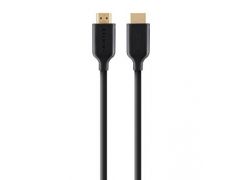 HDMI-спліттер Кабель BELKIN HDMI AM/AM High Speed w/Ethernet 2м, BLACK,GOLD (F3Y021bt2M) | Фото 2