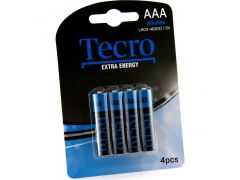 Tecro Extra Energy Alkaline AAA/LR03 BL 4 шт (LR03-4B(EE)) | Фото 1