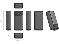 SWISSTEN POWER BANK 30000 mAh POWER LINE II 22.5 Вт PD (Чорний) | Фото 2