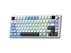 Aula F75 MAX Wireless/Bluetooth UA White/Blue (6978080501158) | Фото 3