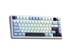 Aula F75 MAX Wireless/Bluetooth UA White/Blue (6978080501158) | Фото 2