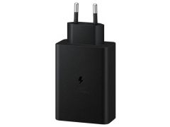 Мережевий зарядний пристрій Samsung EP-T6530NBEGEU 65W Power Adapter Trio (w/o cable) Black | Фото 3