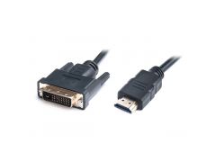 REAL-EL HDMI-DVI M-M 1.8m, Black | Фото 2