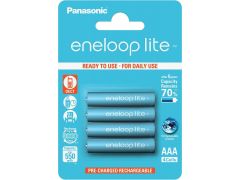 PANASONIC Eneloop Lite AAA 550 4BP mAH NI-MH (BK-4LCCE/4BE) | Фото 2
