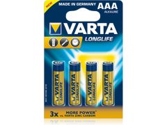 VARTA LONGLIFE AAA BLI 4 ALKALINE (04103101414) | Фото 1