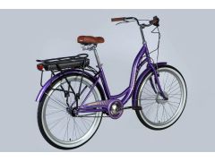 Электровелосипед Dorozhnik 26" ST eAQUAMARINE BH рама-17"350Вт фіолетовий YS 770 2025(ELB-D-26-225)з електроприв | Фото 2