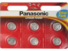 PANASONIC CR 2025 BLI 6 LITHIUM (CR-2025EL/6B) | Фото 2