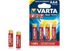 VARTA MAX T. AAA  BLI 4 ALKALINE (04703101404) | Фото 1