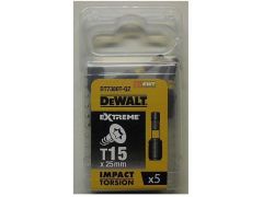 DeWALT IMPACT TORSION, Т15 мм,L раб.=25 мм, 5 штук (DT7380T) | Фото 2