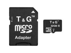 T&G microSDHC 32Gb (UHS-3)(Class 10) + Adapter SD | Фото 1