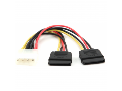 Cablexpert Molex M/F - 2хSATA, 0.015 м (CC-SATA-PSY) | Фото 1