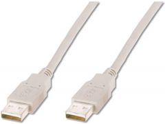 Atcom USB 2.0 AM/AM 1.8 м. white , пакет (16614) | Фото 1
