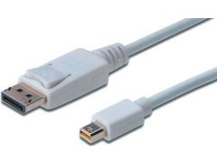 DIGITUS miniDisplayPort to DisplayPort (AM/AM) 2.0m White | Фото 1