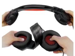 REAL-EL GDX-8000 VIBRATION SURROUND 7.1 BACKLIT Black Red | Фото 3