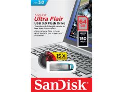 SANDISK 64GB USB 3.0 Flair R150MB/s Blue (SDCZ73-064G-G46B)