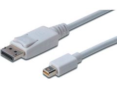 DIGITUS miniDisplayPort to DisplayPort (AM/AM) 1.0m White | Фото 1