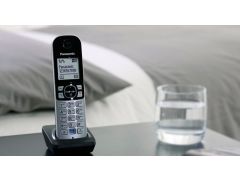 Радіотелефон Dect - телефон DECT PANASONIC KX-TG6812UAB Black | Фото 3