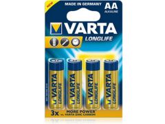 VARTA LONGLIFE AA BLI 4 ALKALINE (04106101414) | Фото 2