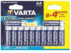 VARTA VARTA HIGH Energy AA BLI 12 8+4 ALKALINE (04906121472) | Фото 1