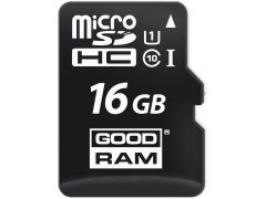 GOODRAM microSDHC 16GB (Class 10) UHS I + Adapter