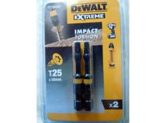 DeWALT IMPACT TORSION, Т25 мм,L раб.=50 мм, 2 штуки (DT70534T) | Фото 1