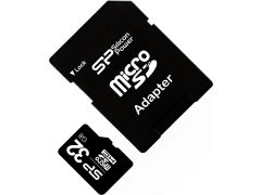 SILICON POWER microSDHC 32GB (Class 10) + Adapter | Фото 1