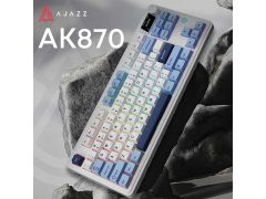 Ajazz AK870 PLUS Murad Switch RGB Wireless/Bluetooth/USB White (AK870-MU-BWD) | Фото 3