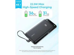 ANKER 10000 mAh 22.5W Built-In USB-C Cable (Чорний) | Фото 3