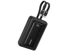 ANKER 20000 mAh 45W Built-In Dual USB-C Cables (Чорний) | Фото 1