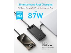 ANKER PowerCore - 20000 mAh 87W PD Built-In USB-C Cable (Чорний) | Фото 2