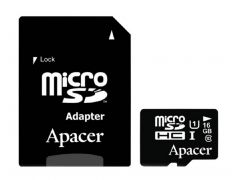 APACER microSDHC 16GB (Class 10) UHS-I + Adapter