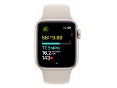 Умные часы Apple Watch SE 2023 GPS 40mm Starlight Aluminium Case with Starlight Sport Band - S/M | Фото 3