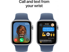 Умные часы Apple Watch SE 2024 GPS 44mm Silver Aluminium Case with Denim Sport Band - M/L | Фото 3