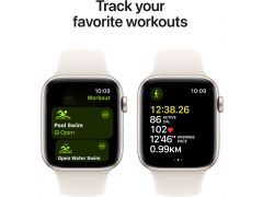 APPLE Watch SE 2 2024 GPS 40mm Starlight Aluminium Case with Starlight SB S/M MXEF3QH/A | Фото 3