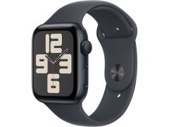 APPLE Watch SE GPS 44mm Midnight Aluminium Case with Midnight Sport Band - S/M(MXEJ3QH/A) | Фото 1