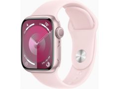 Умные часы Apple Watch Series 9 GPS 41mm Pink Aluminium Case with Light Pink Sport Band - S/M | Фото 1