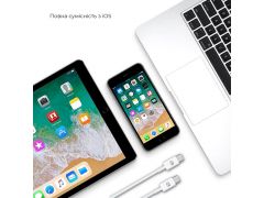 ARMORSTANDART ABMM093 USB-C to USB-C Cable 1m white (ARM63471) | Фото 3