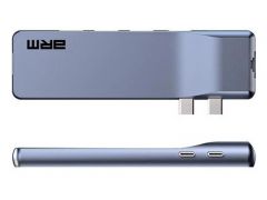 ARMORSTANDART USB-C For MacBook M-Series HD4K+LAN+PD+3USB+TF/SDcard Gray (ARM69367) | Фото 2