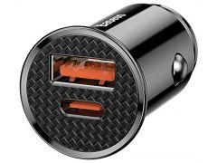 BASEUS 1USB + Type-C Circular Plastic A PPS (5A) (CCALL-YS01) Black | Фото 2