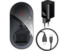 BASEUS Simple 2in1 Turbo Edition (TZWXJK-B01) Black (Phone + Pods) | Фото 1