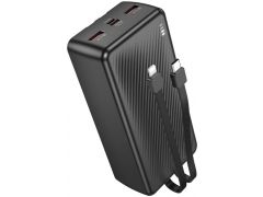BOROFONE BJ57B Graceful 30000mAh 22.5W+PD20W з кабелями Type-C/IP (Чорний) | Фото 1