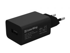 COLORWAY 1USB AUTO ID 2A (10W) чорне + cable micro USB | Фото 1