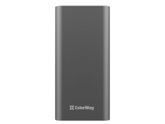 COLORWAY 20 000 mAh Full (USB QC3.0 + USB-C Power Delivery 22.5W) Gray | Фото 1
