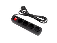 COLORWAY 4 розетки/2M Black | Фото 3