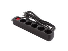 COLORWAY 5 розетки/3M Black | Фото 2