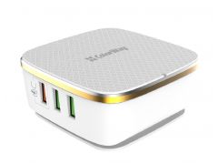 Мережевий зарядний пристрій ColorWay 6USB (1QC3.0 + 5 AUTO ID) 7A (35W) білий (CW-CHS019Q-WT) | Фото 3