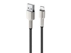 COLORWAY Apple Lightning (head metal) 2.4А 1м чорний | Фото 1