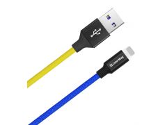 COLORWAY Apple Lightning (national) 2.4А 1м (синьо-жовтий) | Фото 3